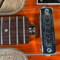 Kay KH - 90T "Wildwood" 1969? Orange - Mahar's Vintage Guitars
