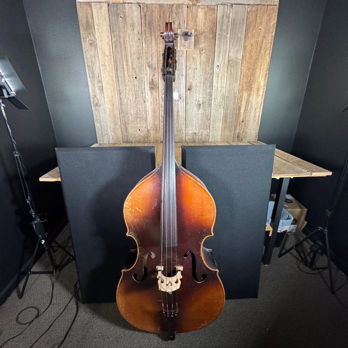 Kay M - 2 Army Model Upright Bass Fully Serviced 1939 - Mahar's Vintage Guitars