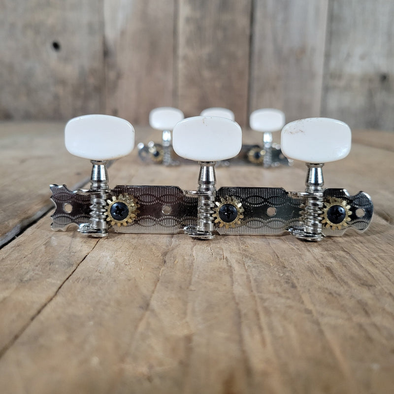 KB Classical 3+3 plate tuning machines pegs for nylon string classical guitar - Mahar's Vintage Guitars