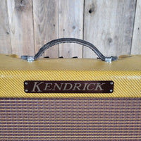 Kendrick 1995 Tweed Deluxe Model 2112 Handwired Gerald Weber Signed, Mint - Mahar's Vintage Guitars