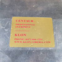 Klon Centaur Gold Horsie Short Tail 2000 with original paperwork - Mahar's Vintage Guitars