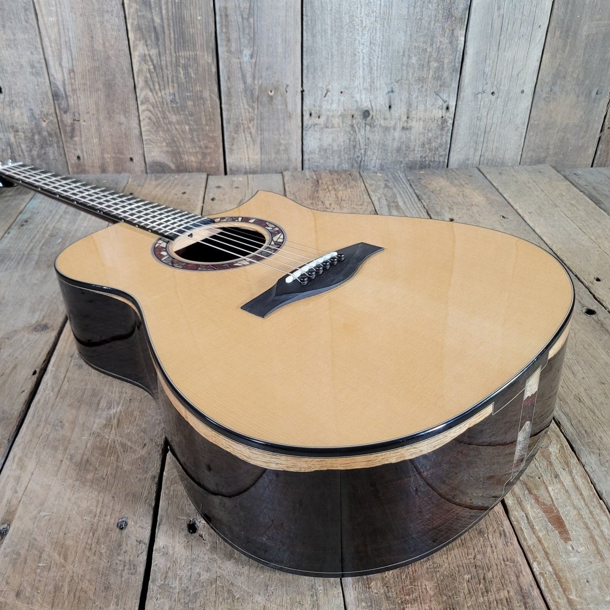 Kostal 2018 MDW Cutaway 127 Blackwood Natural Hoffee Case - Mahar's Vintage Guitars