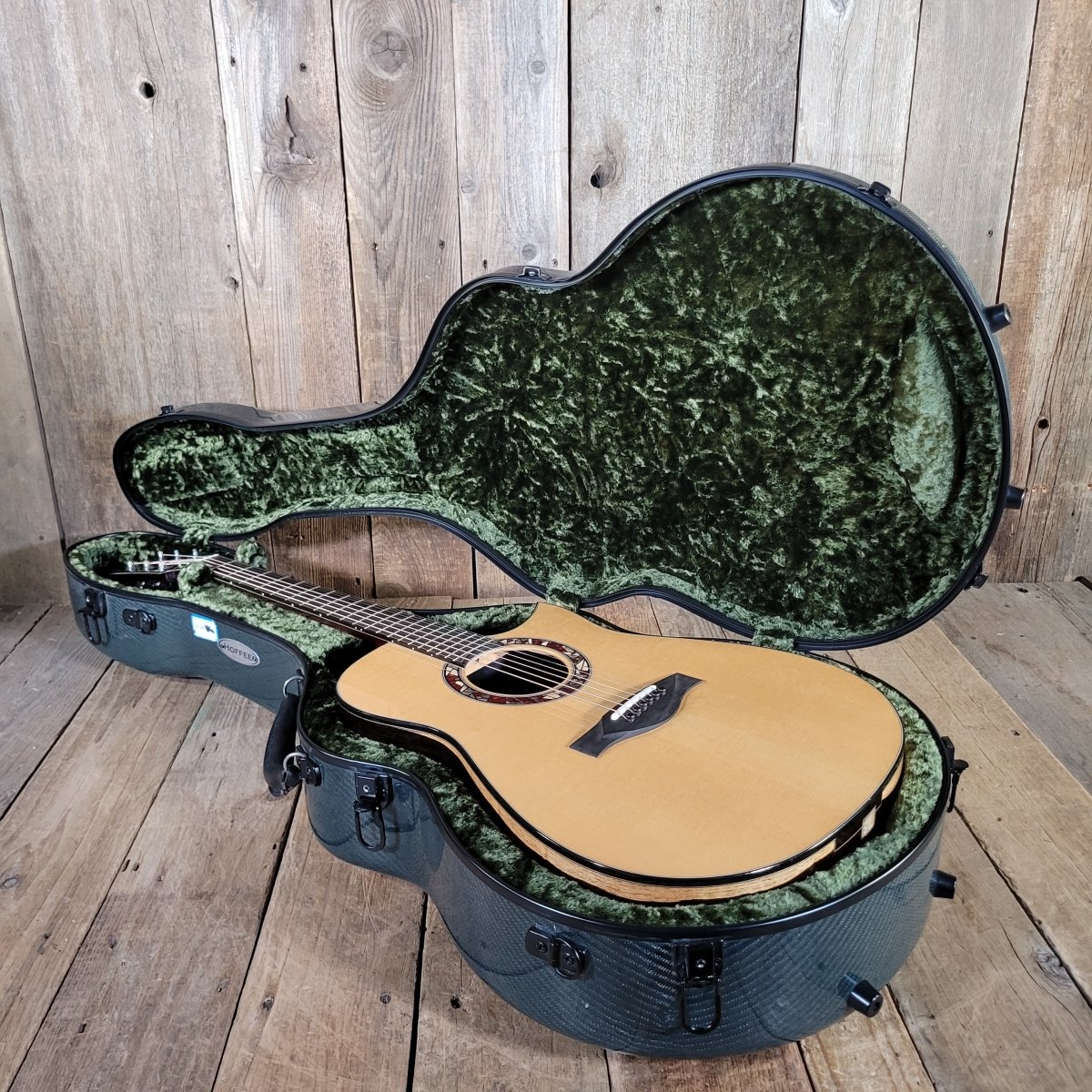 Kostal 2018 MDW Cutaway 127 Blackwood Natural Hoffee Case - Mahar's Vintage Guitars