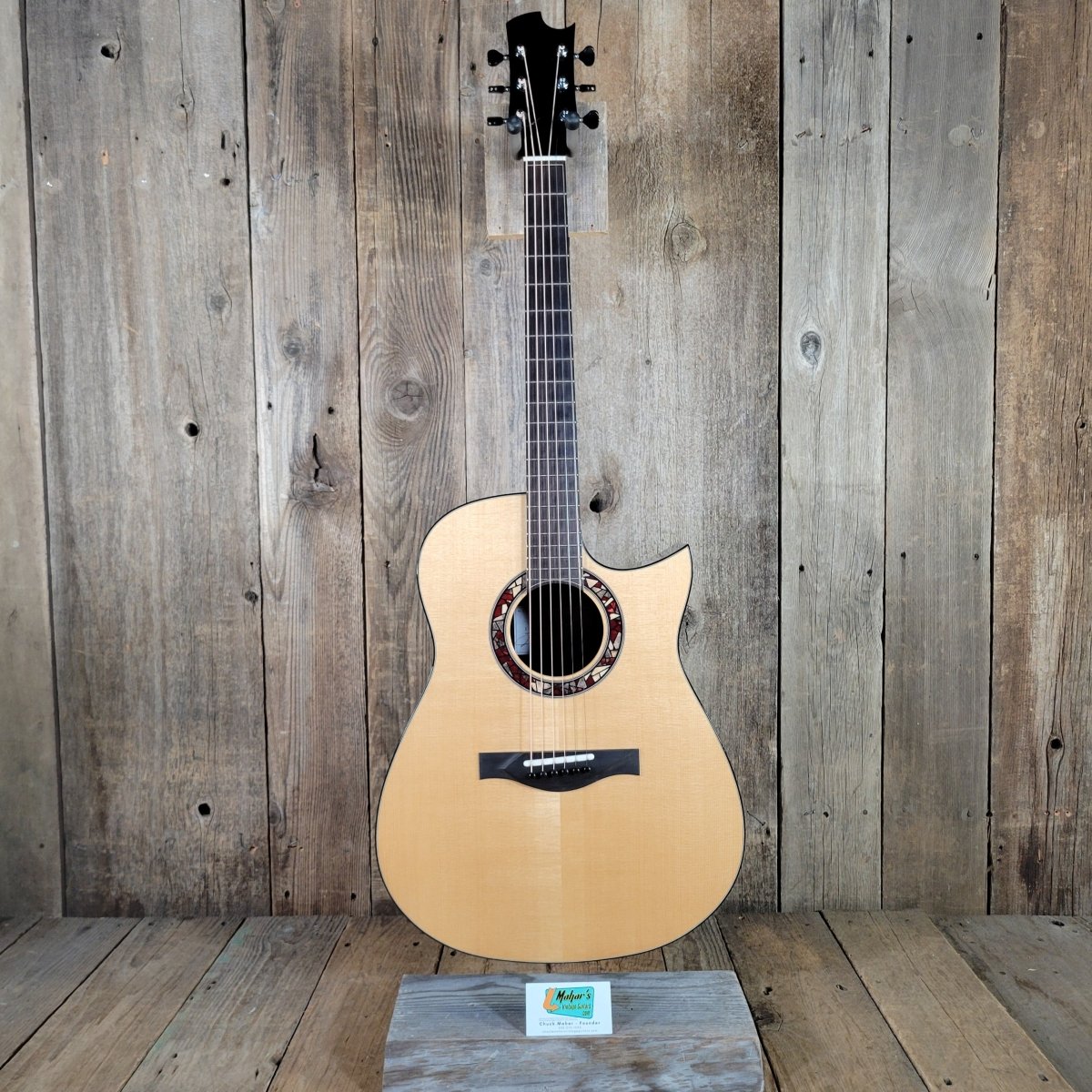 Kostal 2018 MDW Cutaway 127 Blackwood Natural Hoffee Case - Mahar's Vintage Guitars