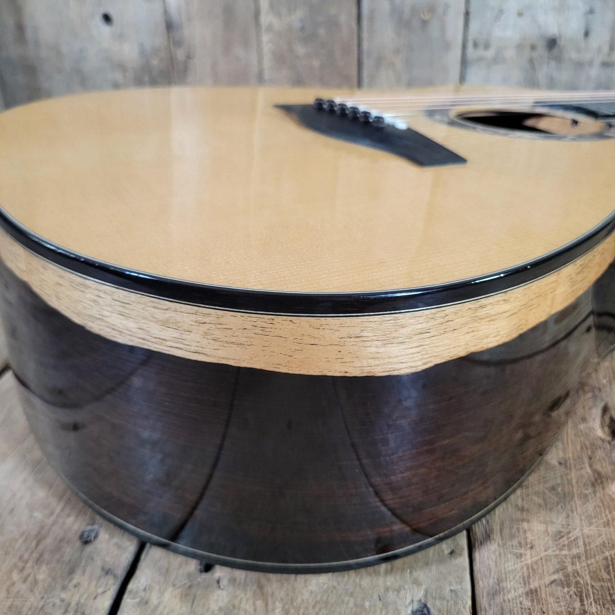 Kostal 2018 MDW Cutaway 127 Blackwood Natural Hoffee Case - Mahar's Vintage Guitars