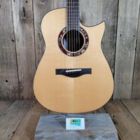 Kostal 2018 MDW Cutaway 127 Blackwood Natural Hoffee Case - Mahar's Vintage Guitars