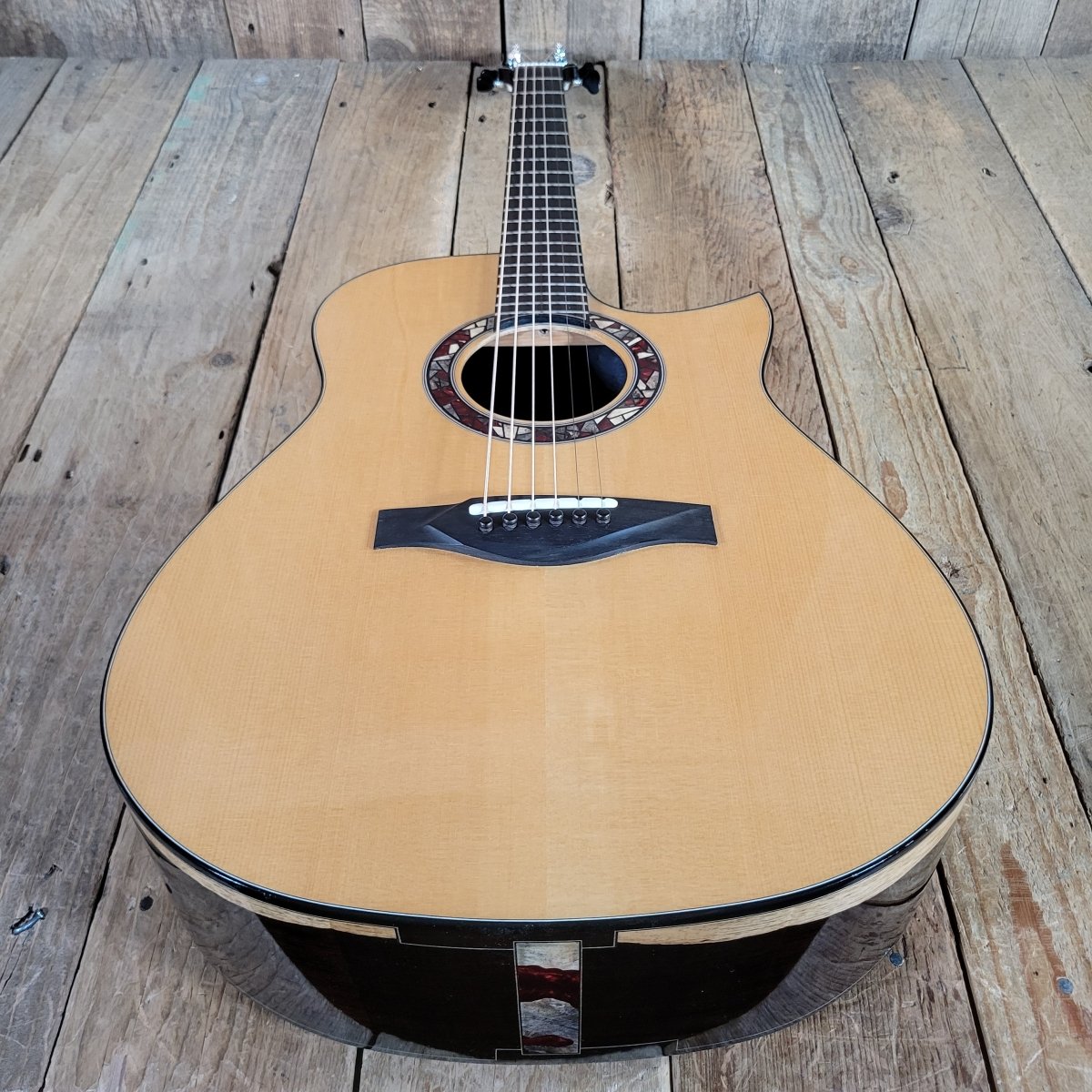 Kostal 2018 MDW Cutaway 127 Blackwood Natural Hoffee Case - Mahar's Vintage Guitars