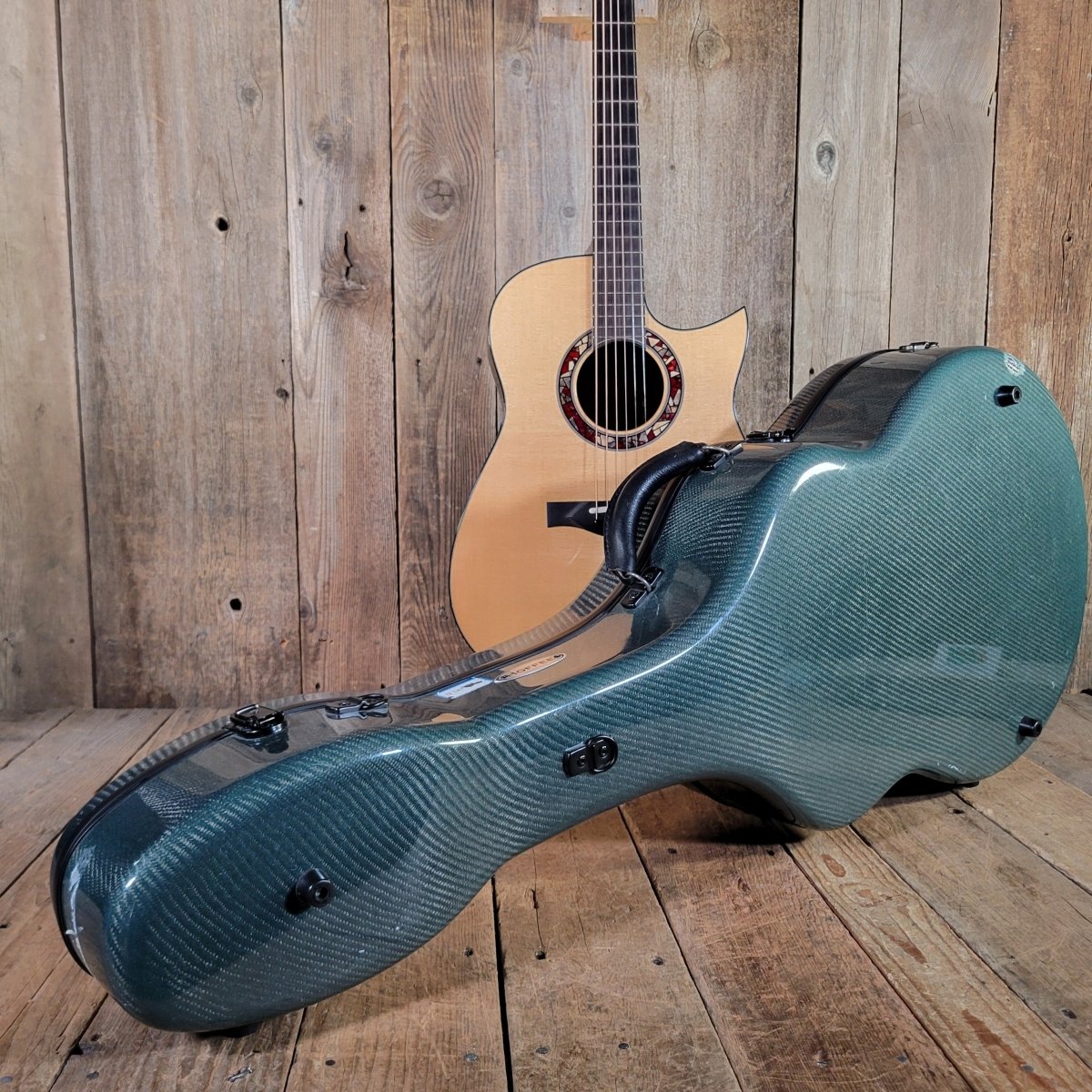 Kostal 2018 MDW Cutaway 127 Blackwood Natural Hoffee Case - Mahar's Vintage Guitars
