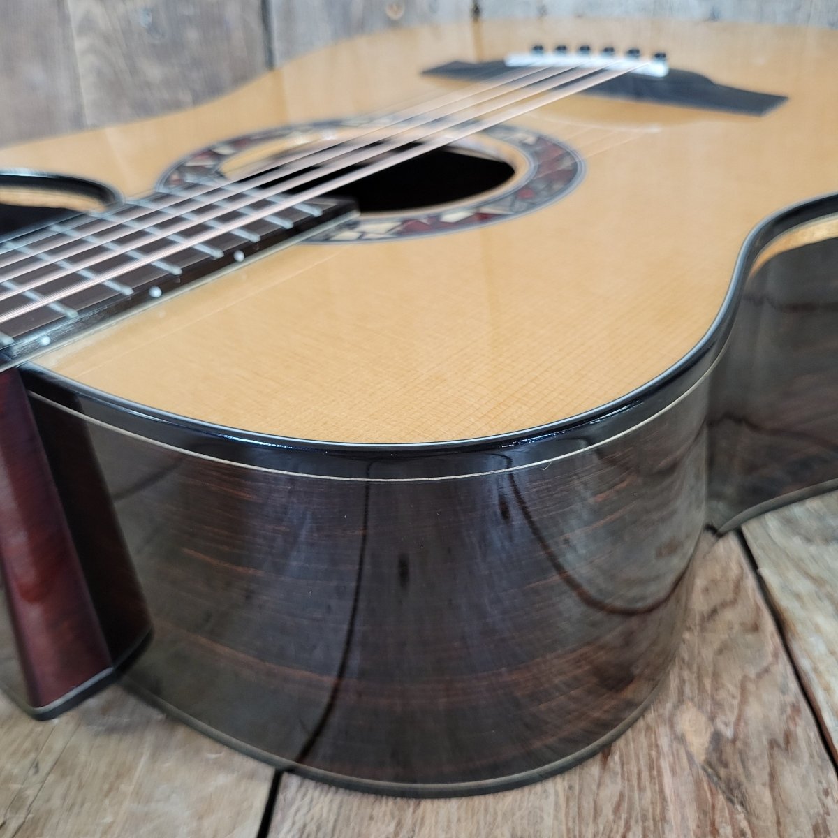 Kostal 2018 MDW Cutaway 127 Blackwood Natural Hoffee Case - Mahar's Vintage Guitars