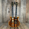 Lane Moller Custom Double Neck 6 and 12 string Felony provenance 1980 Natural - Mahar's Vintage Guitars
