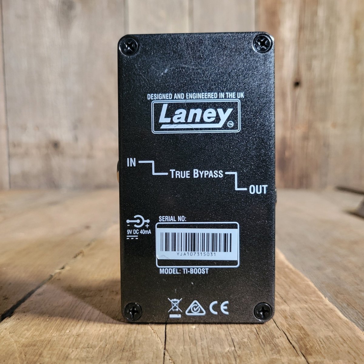 Laney TI-BOOST Black Country Customs Tony Iommi in box, Near Mint - Mahar's Vintage Guitars