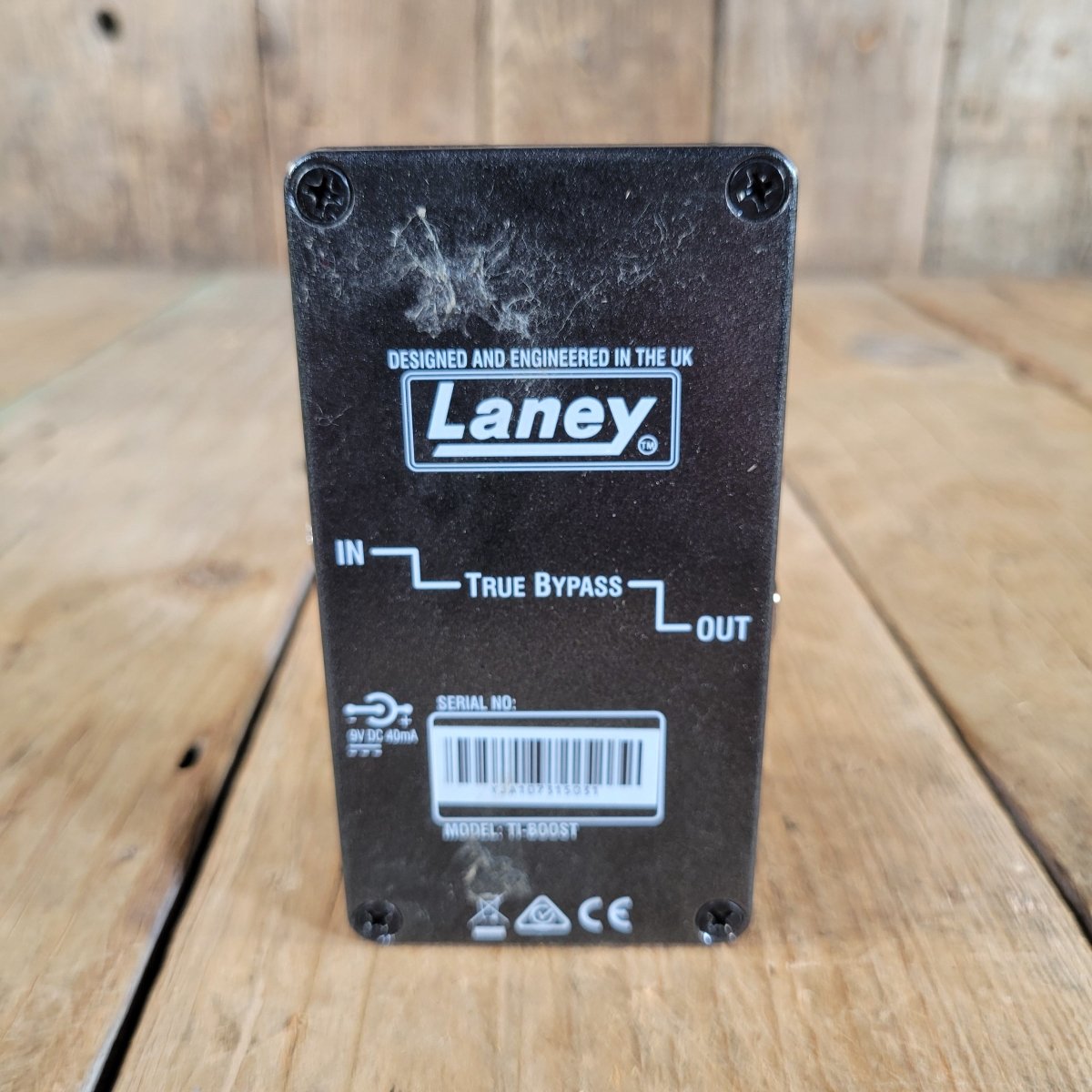 Laney TI-BOOST Black Country Customs Tony Iommi in box, Near Mint - Mahar's Vintage Guitars