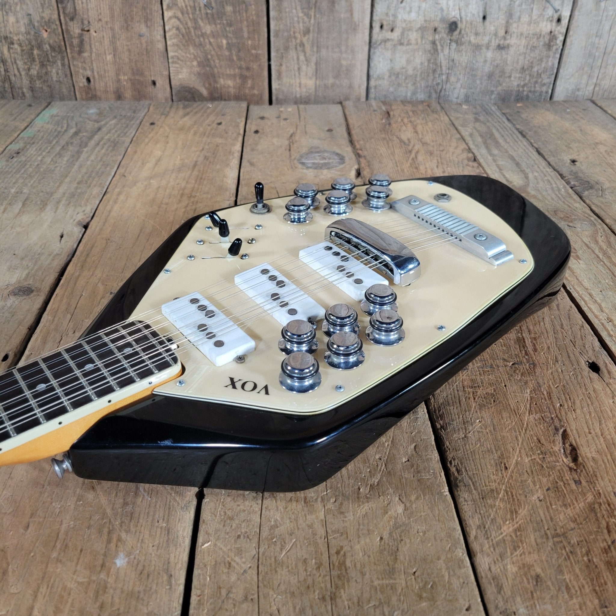 Late 1960s Vox Phantom XII Stereo – Vintage 12 - String Electric Guitar with Original Stereo Output - Mahar's Vintage Guitars