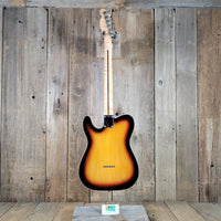 Logan Tele Custom (Esquire) Sunburst Figured Maple Neck Double Bound w/Tweed Hard Case, Excellent - Mahar's Vintage Guitars