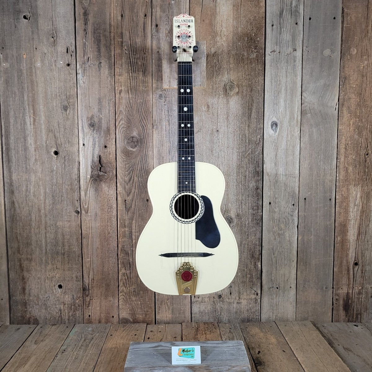 Maccaferri Islander G16 Guitar 1950s — No Cracks, Orig Box - Mahar's Vintage Guitars