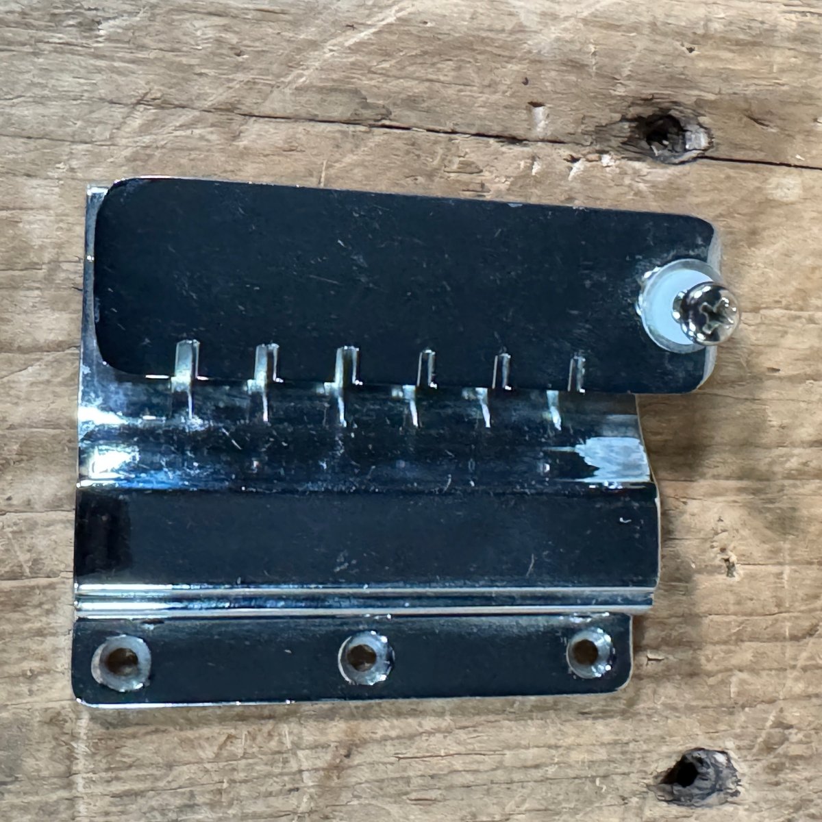 Maestro Short Chrome Vibrola no screws or arm, Gibson Firebird SG ES - Mahar's Vintage Guitars