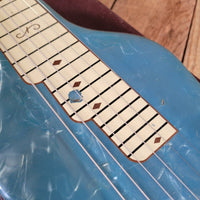 Magnatone 1951 Blue Pearloid MOTS Lap Steel w/ Case - Mahar's Vintage Guitars