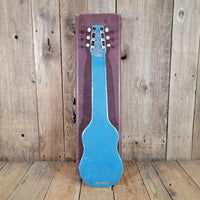 Magnatone 1951 Blue Pearloid MOTS Lap Steel w/ Case - Mahar's Vintage Guitars