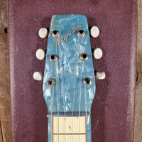 Magnatone 1951 Blue Pearloid MOTS Lap Steel w/ Case - Mahar's Vintage Guitars