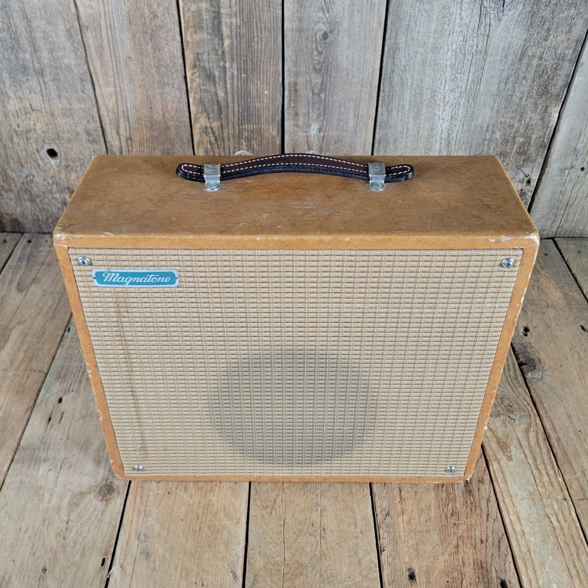 Magnatone 1967 Varsity Deluxe Model 108 Vintage Tube Amp - Mahar's Vintage Guitars
