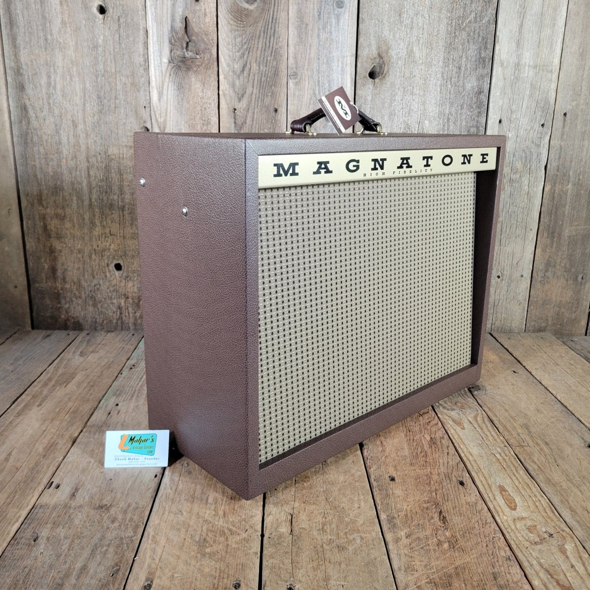 Magnatone 2020 Varsity Reverb 1x12 Combo Brown Near Mint - Mahar's Vintage Guitars