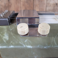 Magnatone Melodier Lap Steel 1950s Grey Pearloid — w/ Case - Mahar's Vintage Guitars