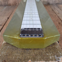 Magnatone Melodier Lap Steel 1950s Grey Pearloid — w/ Case - Mahar's Vintage Guitars