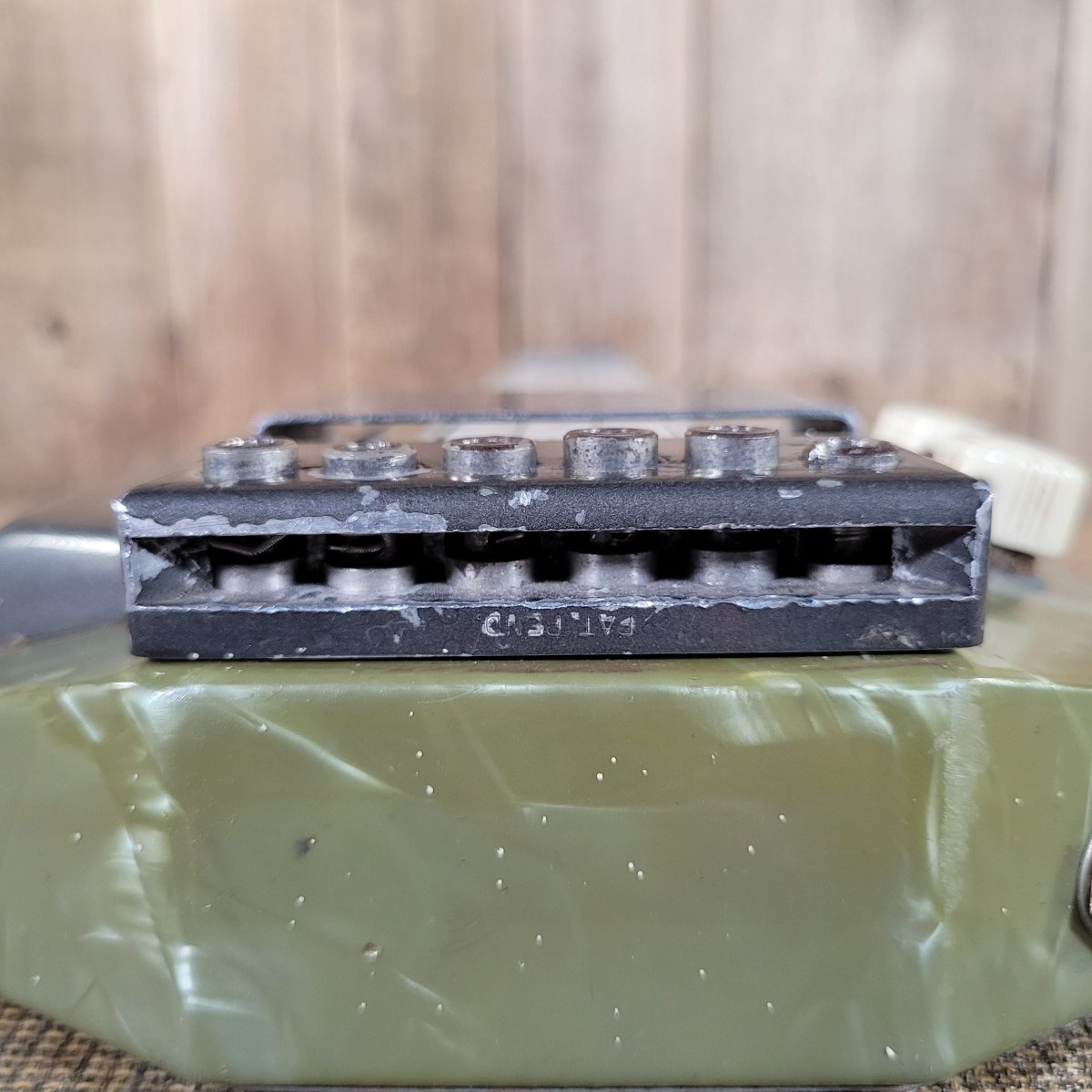 Magnatone Melodier Lap Steel 1950s Grey Pearloid — w/ Case - Mahar's Vintage Guitars