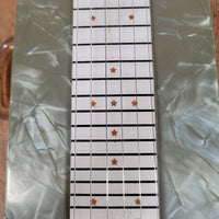 Magnatone Melodier Lap Steel 1950s Grey Pearloid — w/ Case - Mahar's Vintage Guitars