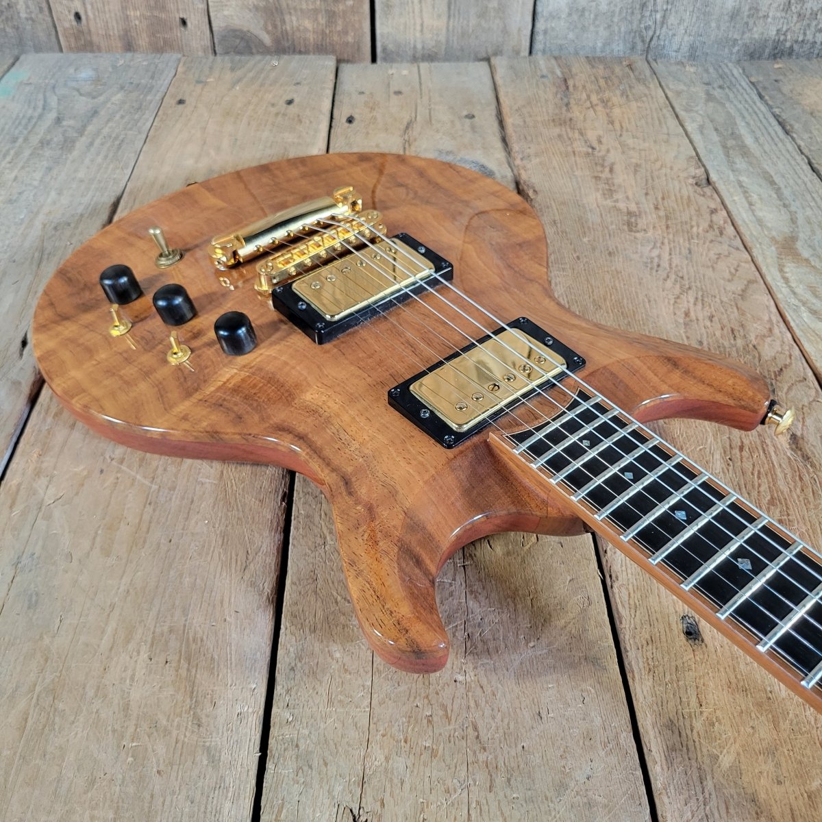 Maguire 2005 Meridian Double Cutaway Koa Top w/ Original Case, Excellent - Mahar's Vintage Guitars