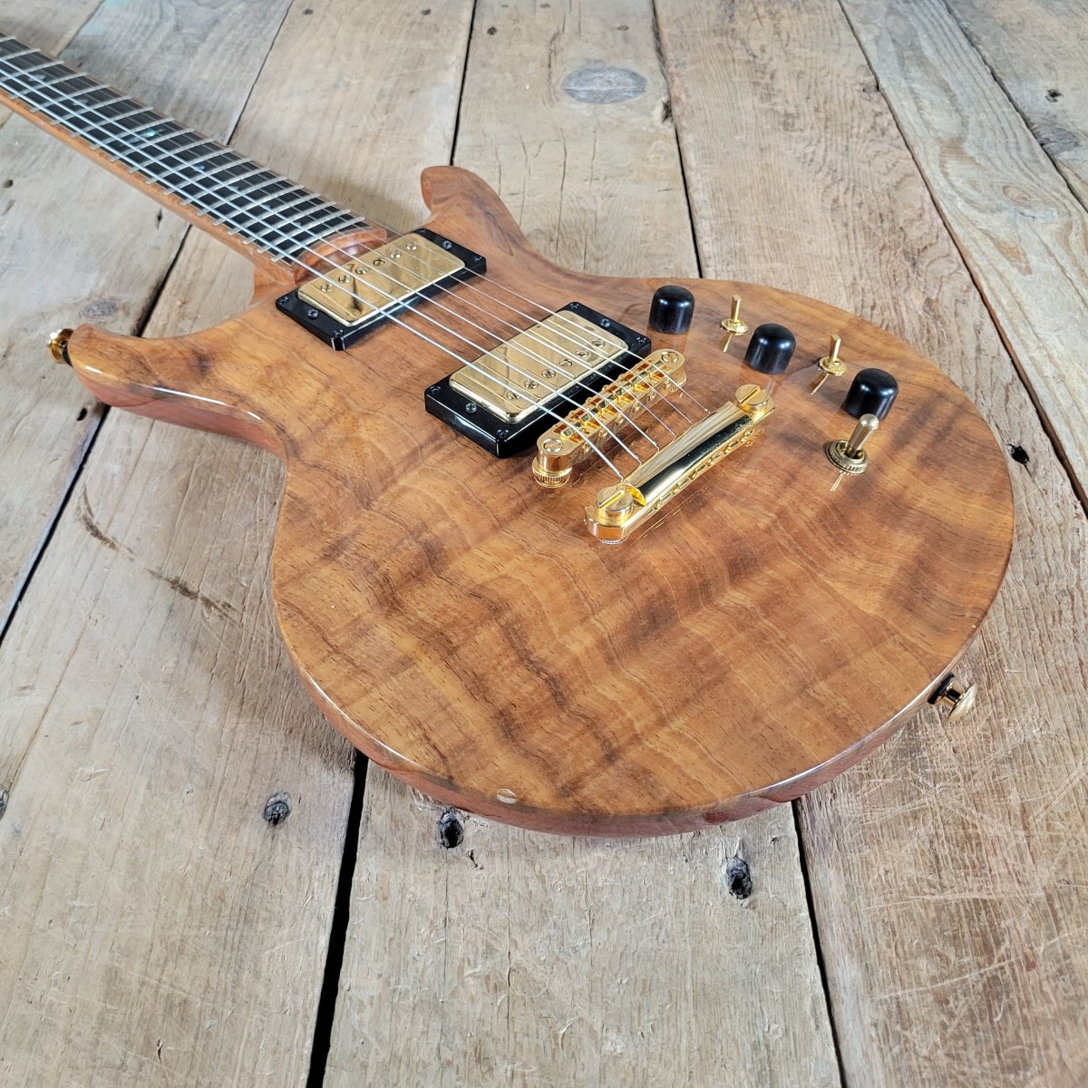 Maguire 2005 Meridian Double Cutaway Koa Top w/ Original Case, Excellent - Mahar's Vintage Guitars