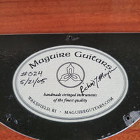 Maguire 2005 Meridian Double Cutaway Koa Top w/ Original Case, Excellent - Mahar's Vintage Guitars