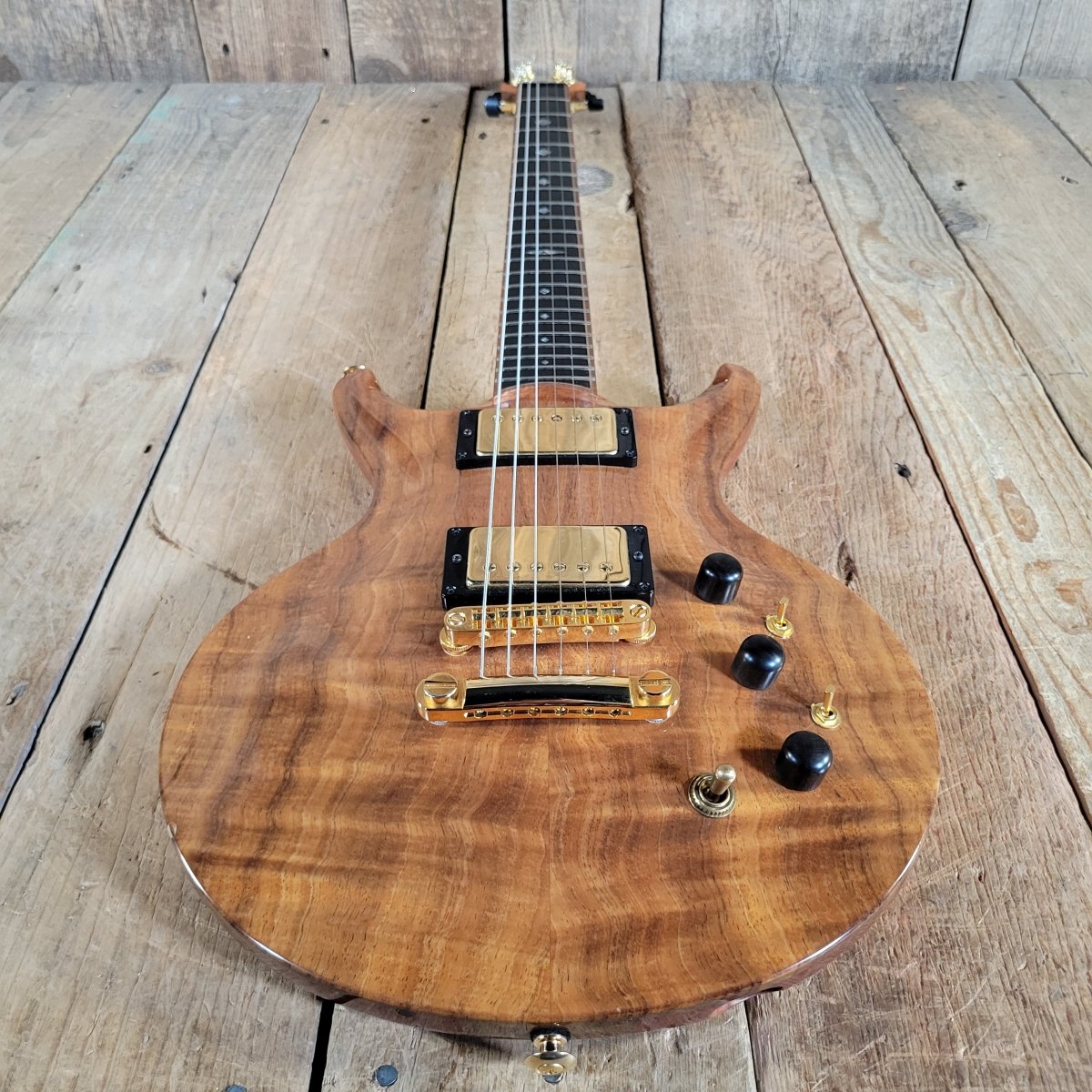 Maguire 2005 Meridian Double Cutaway Koa Top w/ Original Case, Excellent - Mahar's Vintage Guitars