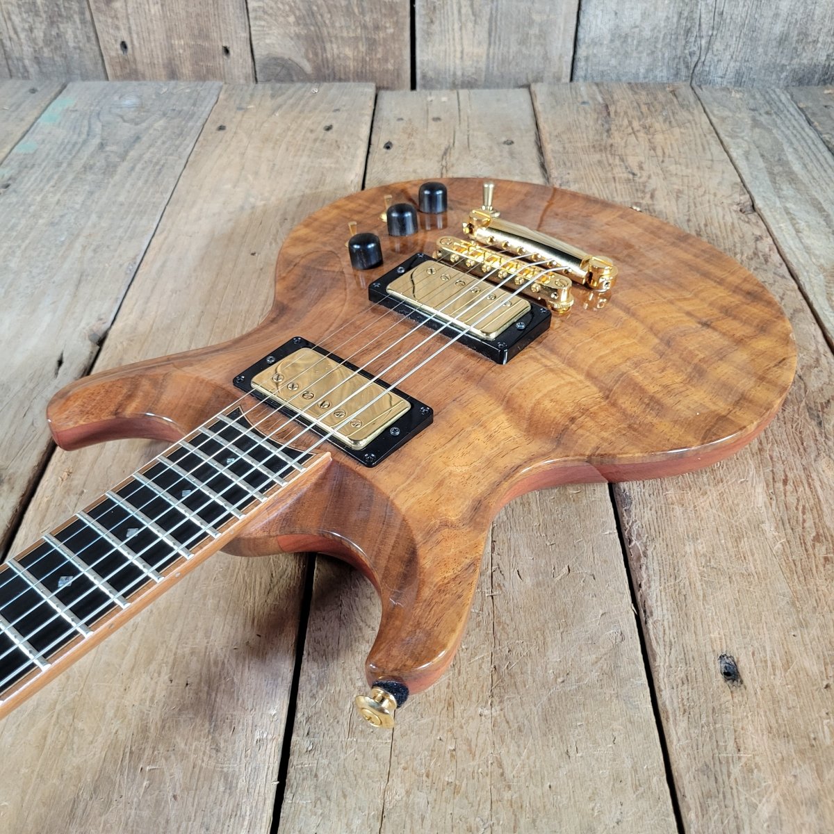 Maguire 2005 Meridian Double Cutaway Koa Top w/ Original Case, Excellent - Mahar's Vintage Guitars