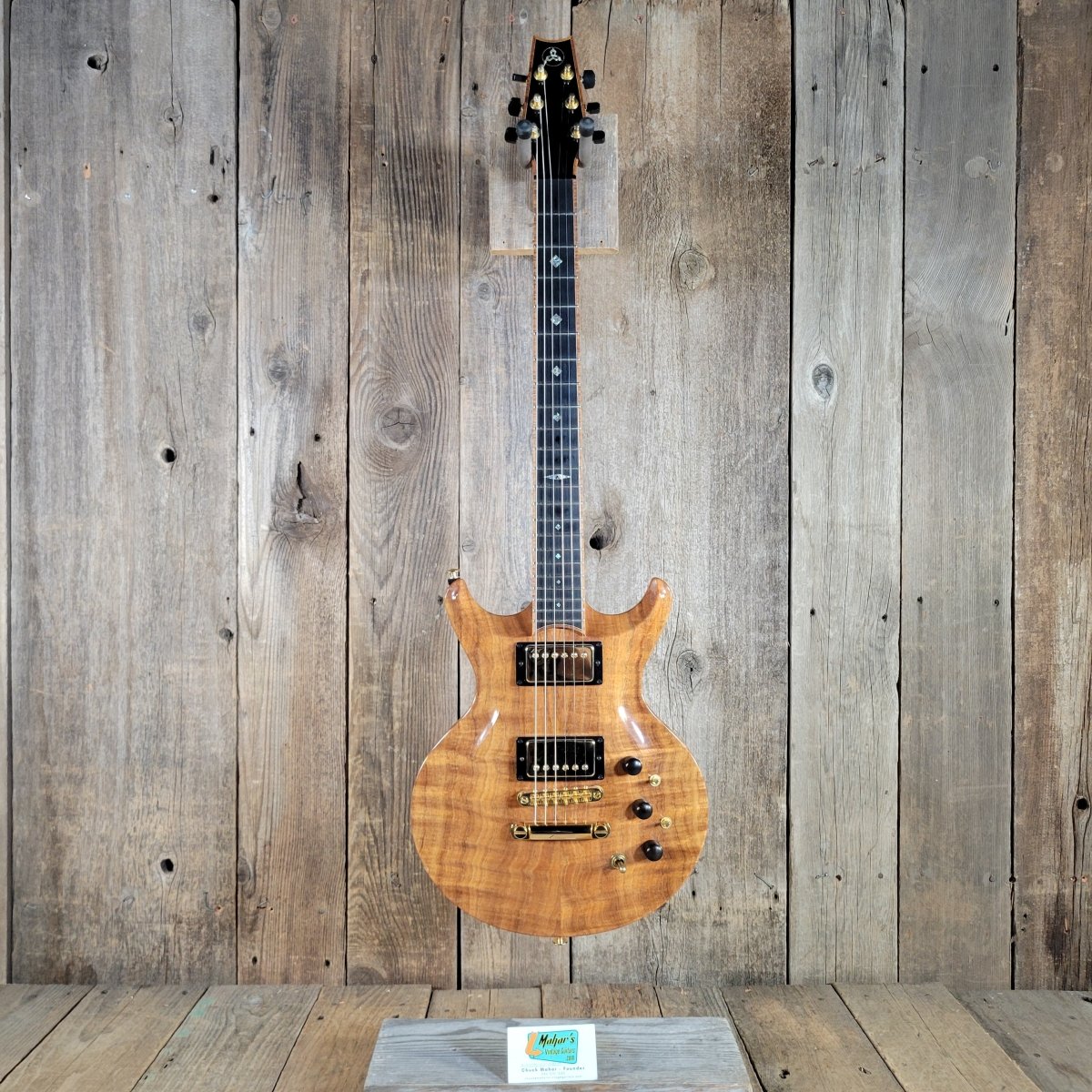 Maguire 2005 Meridian Double Cutaway Koa Top w/ Original Case, Excellent - Mahar's Vintage Guitars