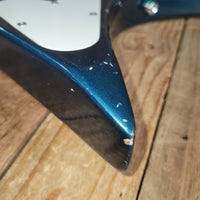 Mako 1981 Exotec XK-4 Guitar Metallic Blue w/Original Case, Very Good - Mahar's Vintage Guitars