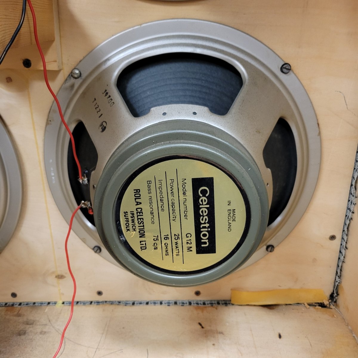 Marshall 1960b 4x12 cab 1972 - Mahar's Vintage Guitars