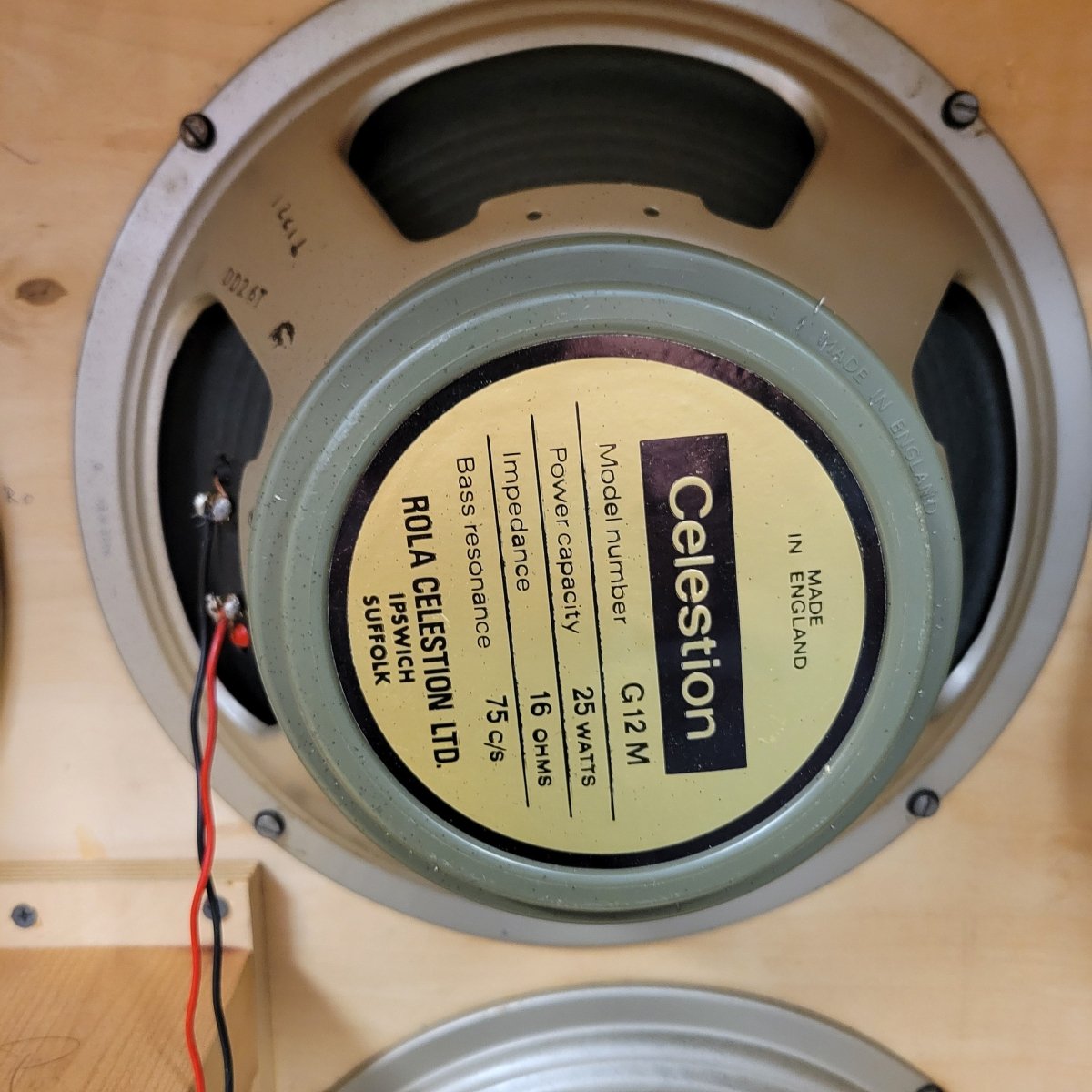 Marshall 1960b 4x12 cab 1972 - Mahar's Vintage Guitars