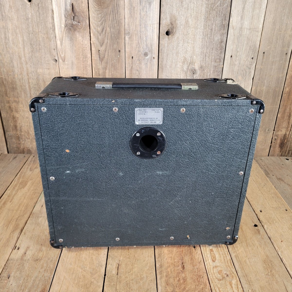 Marshall 1985 JCM 800 Model 1933 1x12 Cabinet 65W 16 ohms, Very Good - Mahar's Vintage Guitars