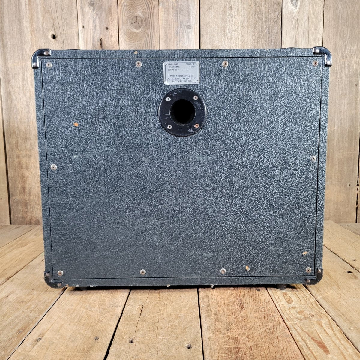 Marshall 1985 JCM 800 Model 1933 1x12 Cabinet 65W 16 ohms, Very Good - Mahar's Vintage Guitars