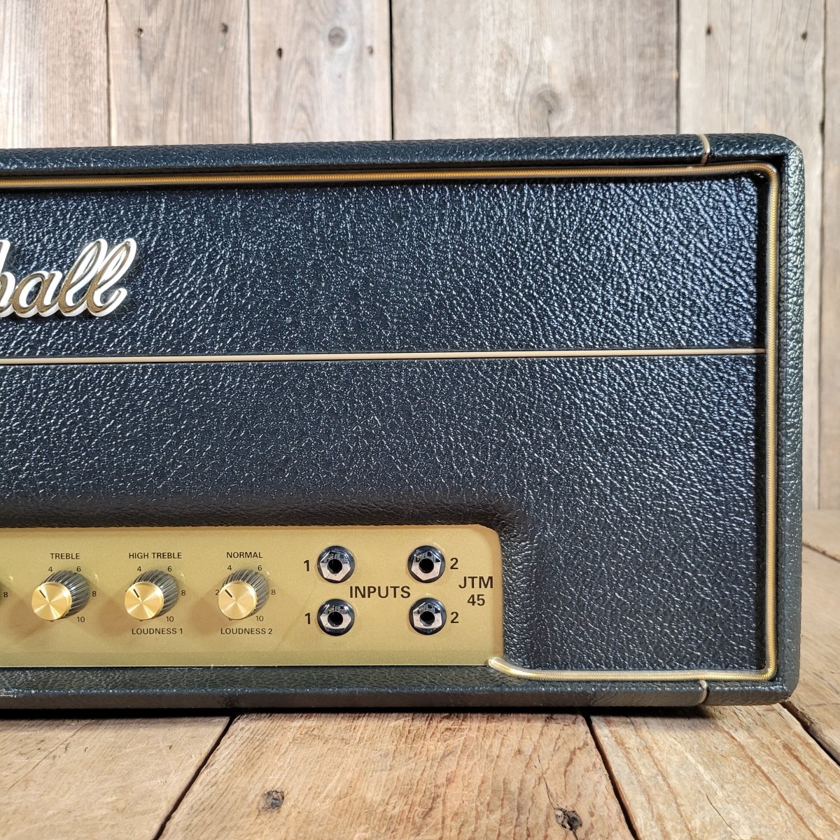 Marshall 2018 Model 2245 JTM45 MKII Reissue Head w/ Studio Slips Cover, Near Mint - Mahar's Vintage Guitars