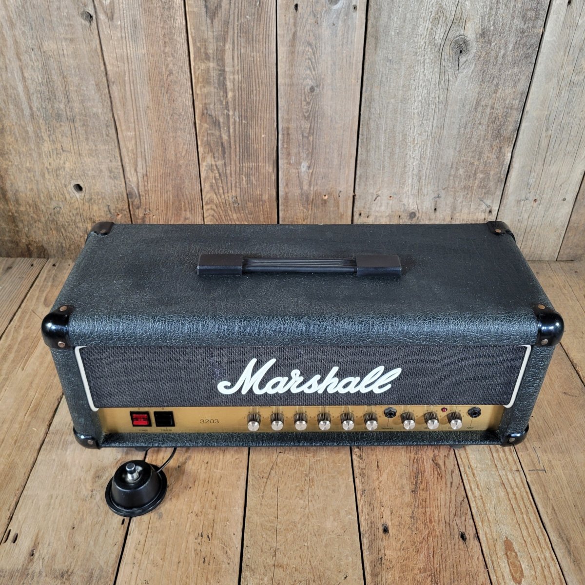 Marshall Artist 3203 30W Hybrid Head 1989 w/ Footswitch & Cover - Mahar's Vintage Guitars