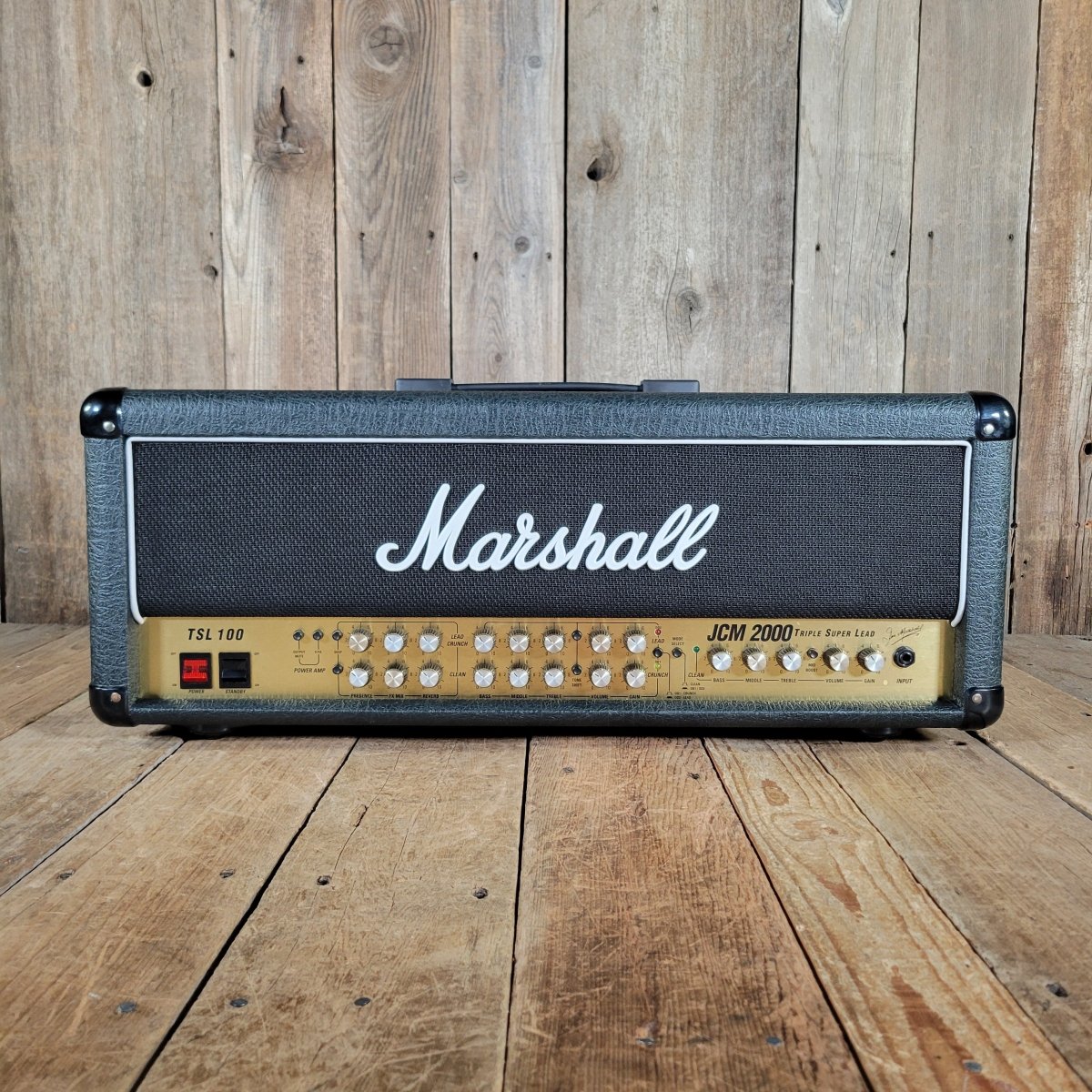 Marshall JCM2000 TSL100 Head – 100W Triple Super Lead Amp Head Made in 2000 (No Footswitch) - Mahar's Vintage Guitars