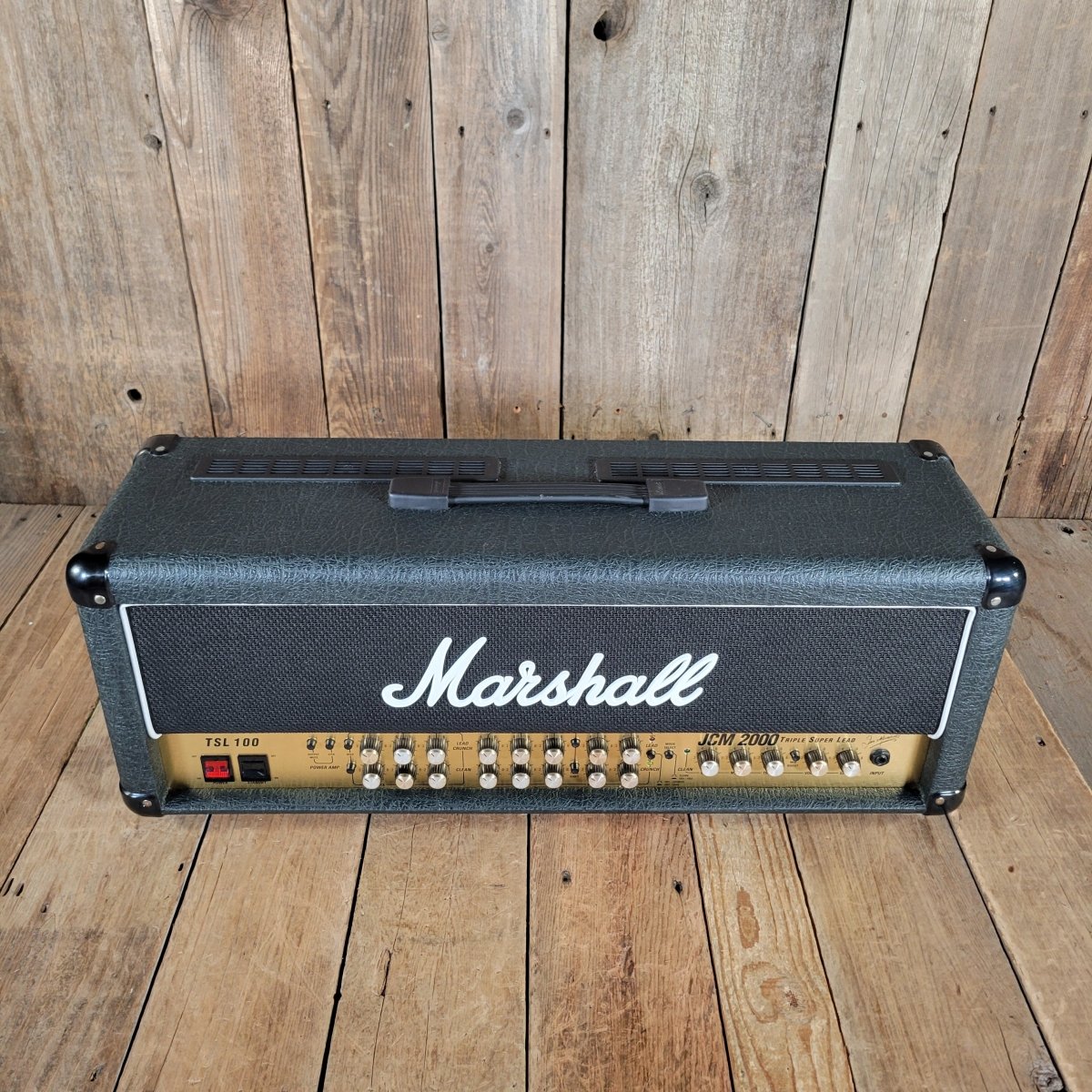 Marshall JCM2000 TSL100 Head – 100W Triple Super Lead Amp Head Made in 2000 (No Footswitch) - Mahar's Vintage Guitars