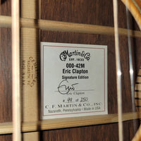 Martin 000 - 42M Eric Clapton Signature Edition 2007 99 of 250 — Carpathian Spruce, Madagascar Rosewood, LR Baggs Lyric - Mahar's Vintage Guitars