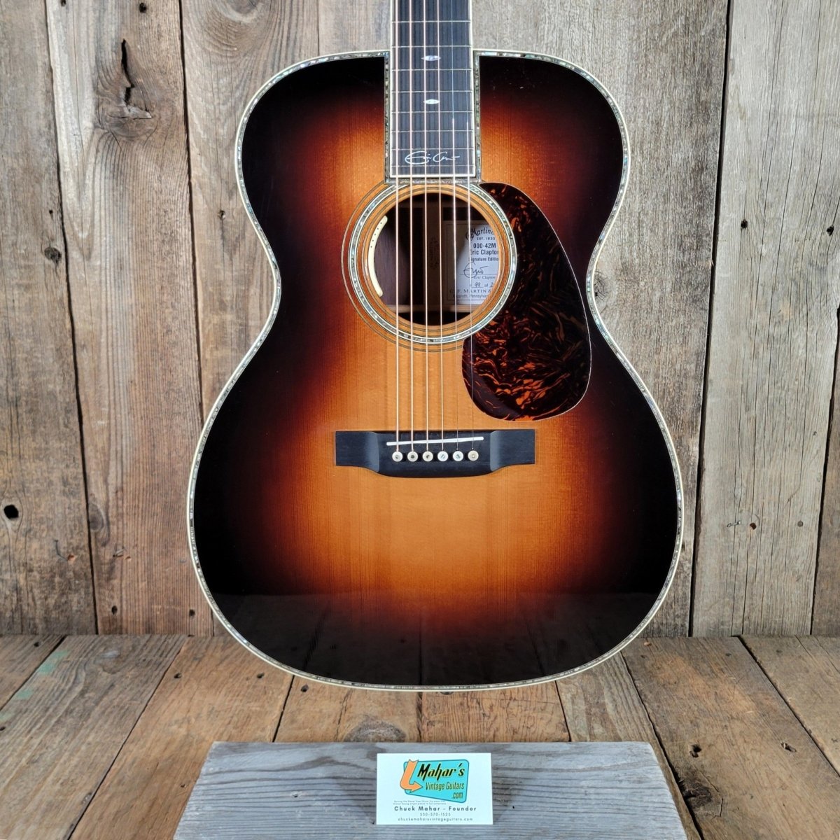 Martin 000 - 42M Eric Clapton Signature Edition 2007 99 of 250 — Carpathian Spruce, Madagascar Rosewood, LR Baggs Lyric - Mahar's Vintage Guitars