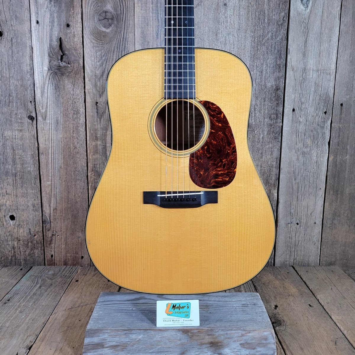 Martin 2012 D-18GE 1934 Golden Era w/ TKL case - Mahar's Vintage Guitars