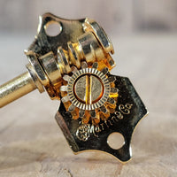 Martin 3+3 Gold Open Gear Tuners NOS w/ Screws & Bushings - Mahar's Vintage Guitars