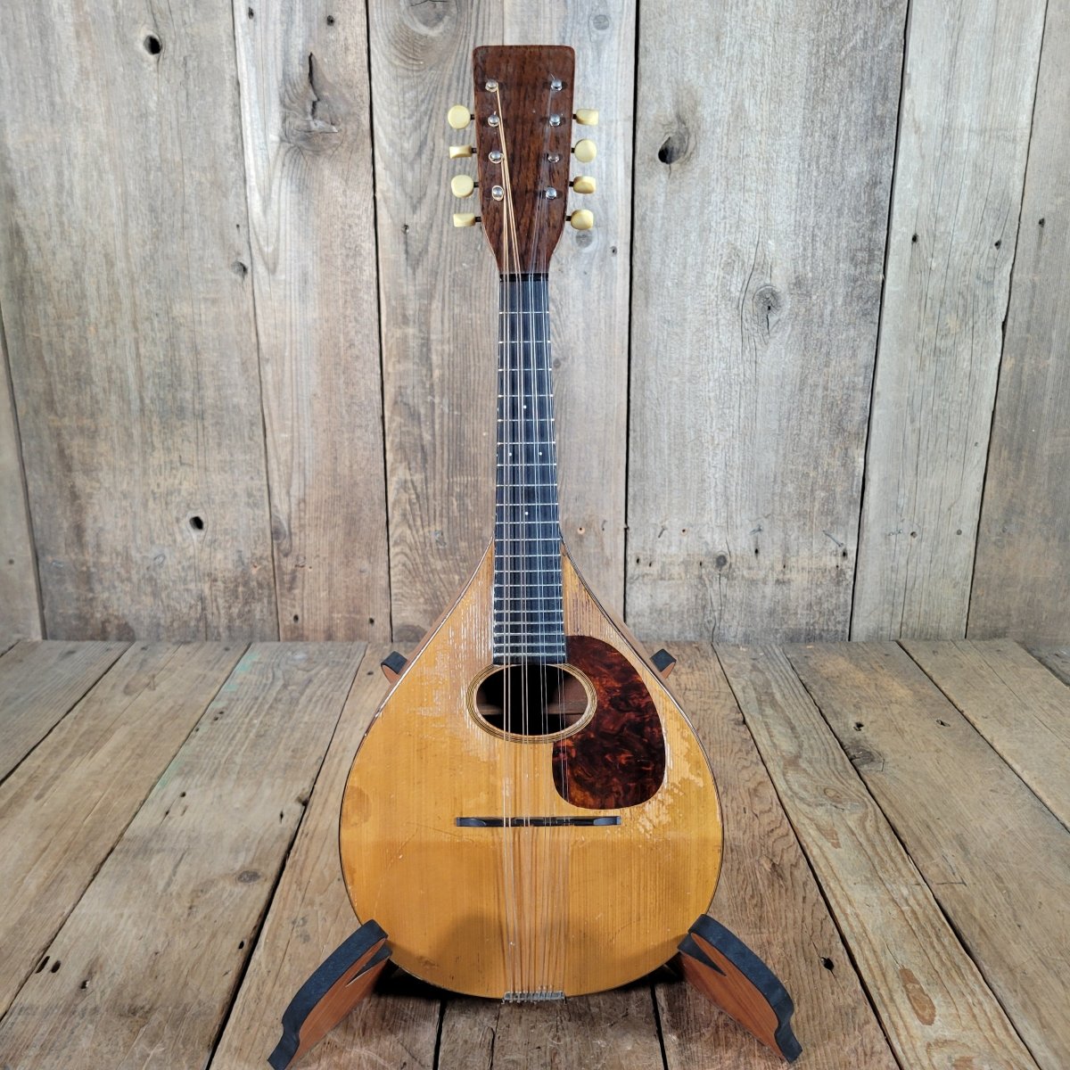 Martin A Style Mandolin 1921 Natural — Restored, Plays Well - Mahar's Vintage Guitars