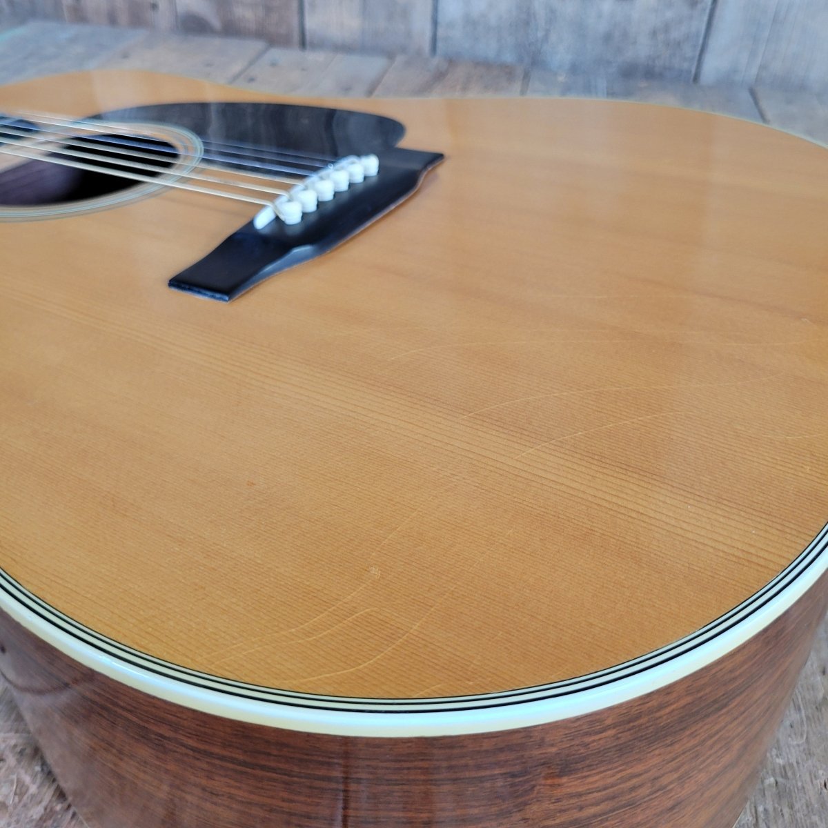 Martin D - 28 1973 Natural — Replaced Bridge & Pickguard OHSC - Mahar's Vintage Guitars